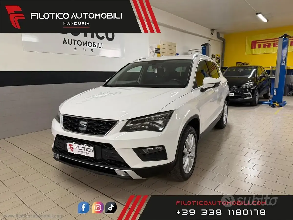 Usata Seat Ateca Style 116 CV (85 kW) 2017 Bianco SUV