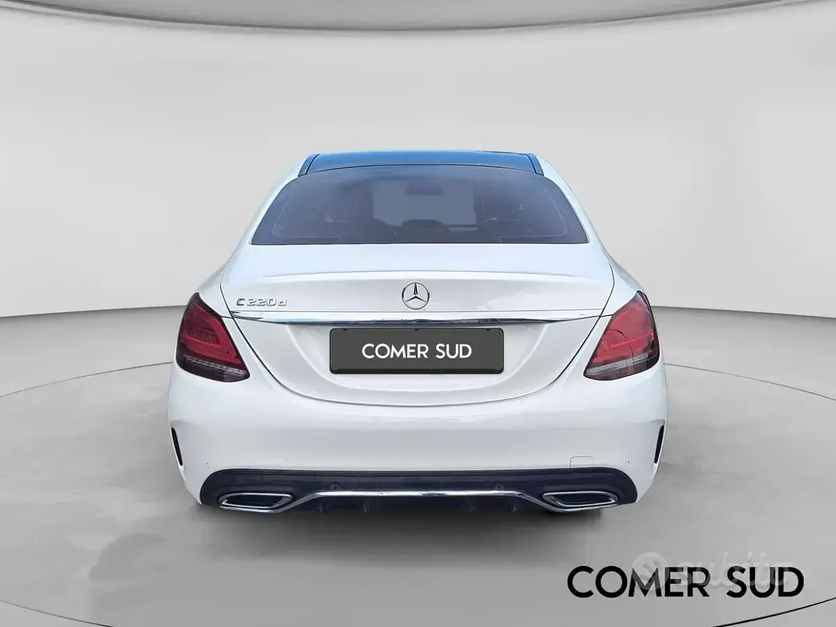 Usata Mercedes C220 Premium 194 CV (142 kW) 2019 Bianco Berlina
