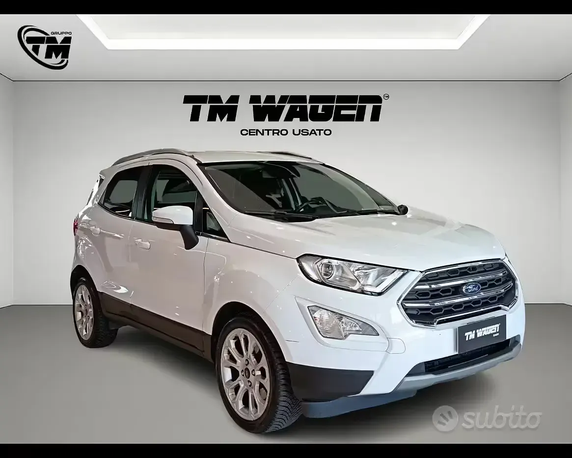 Usata Ford Ecosport Titanium 95 CV (69 kW) 2020 Bianco SUV