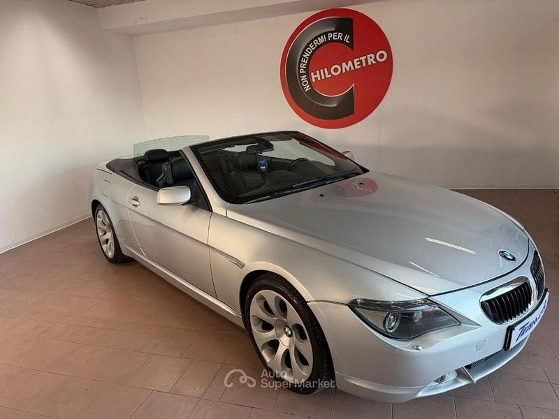 Begagnad BMW 645 Cabriolet Efficient Dynamics 333 HK (244 kW) 2004 Silver Cab