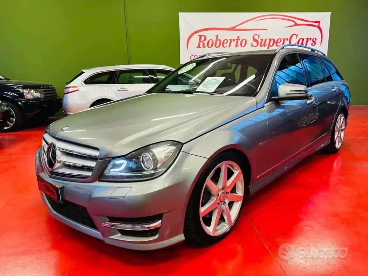 Usata Mercedes C250 Avantgarde 204 CV (150 kW) 2012 Grigio Station wagon