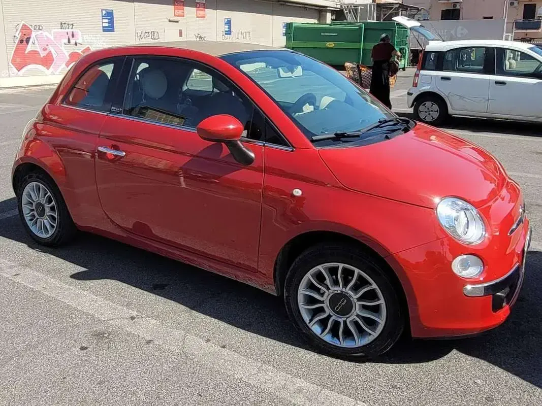 Usata Fiat 500C Pop Star 69 CV (50 kW) 2014 Rosso Cabrio