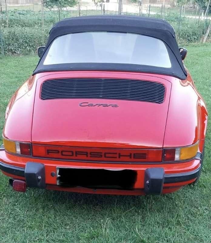Usata Porsche 911 Carrera Cabriolet 231 CV (169 kW) 1986 Rosso Cabrio