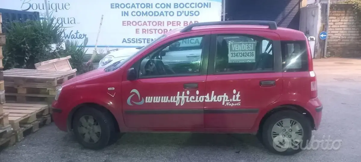 Usata Fiat Panda 60 CV (44 kW) 2004 Rosso Utilitaria
