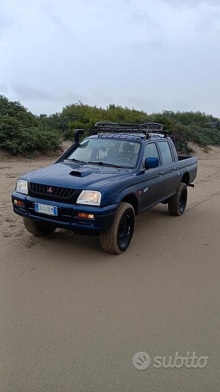 Usata Mitsubishi L200 1999 Blu Pick-up