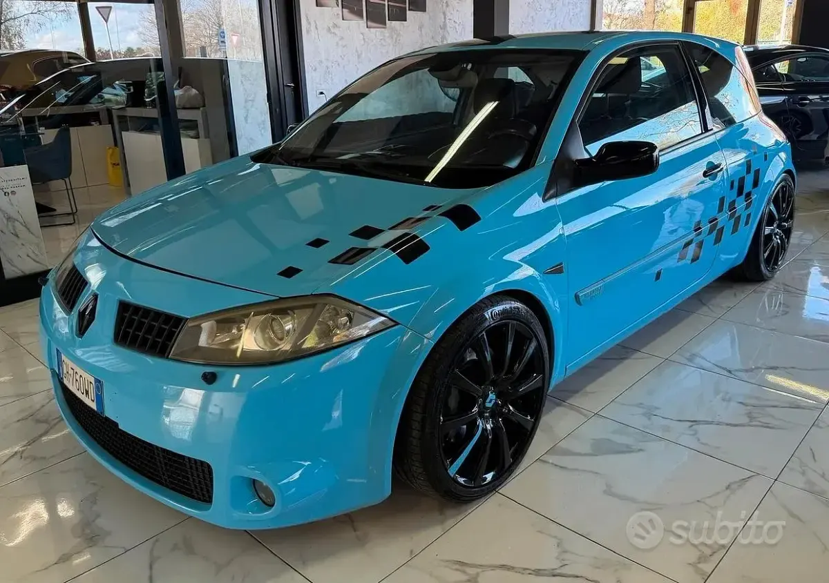 Usata Renault Mégane II R.S. 225 CV (165 kW) 2006 Blu Berlina