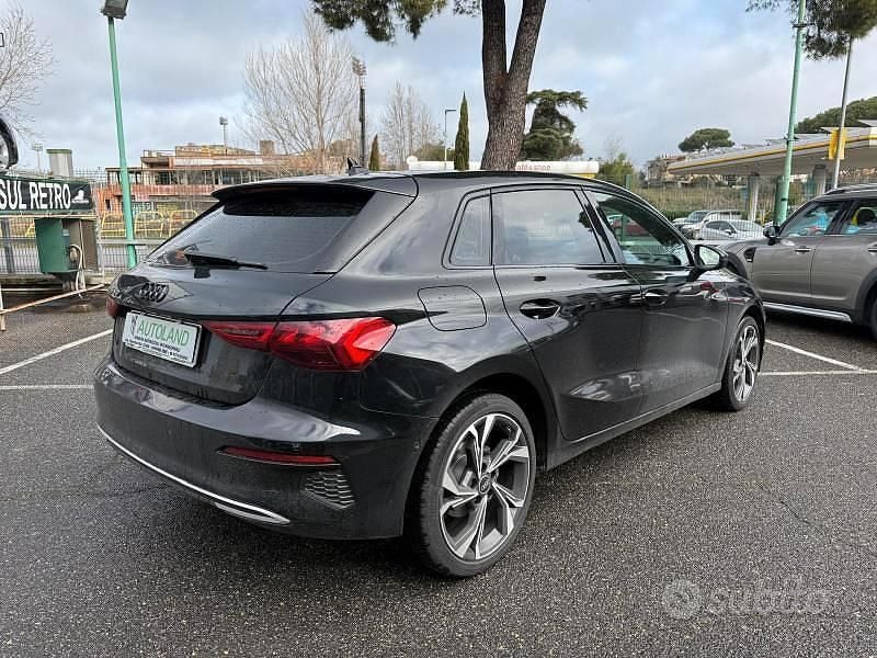 Usata Audi A3 S-Line 150 CV (110 kW) 2022 Nero Berlina