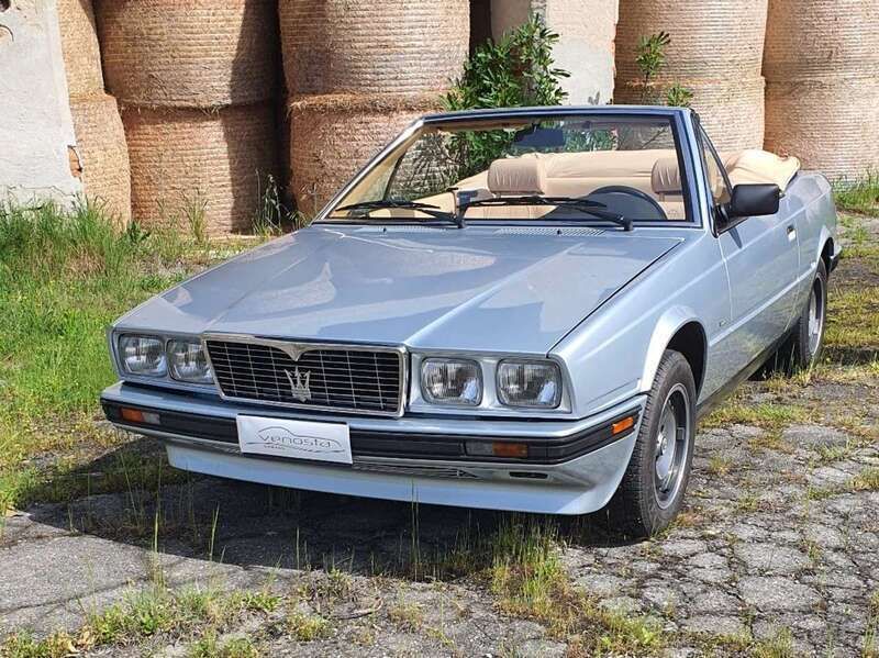 Blu/azzurro Usata 1986 Maserati Biturbo Cabrio | 33.900 € - Immagine 1/4