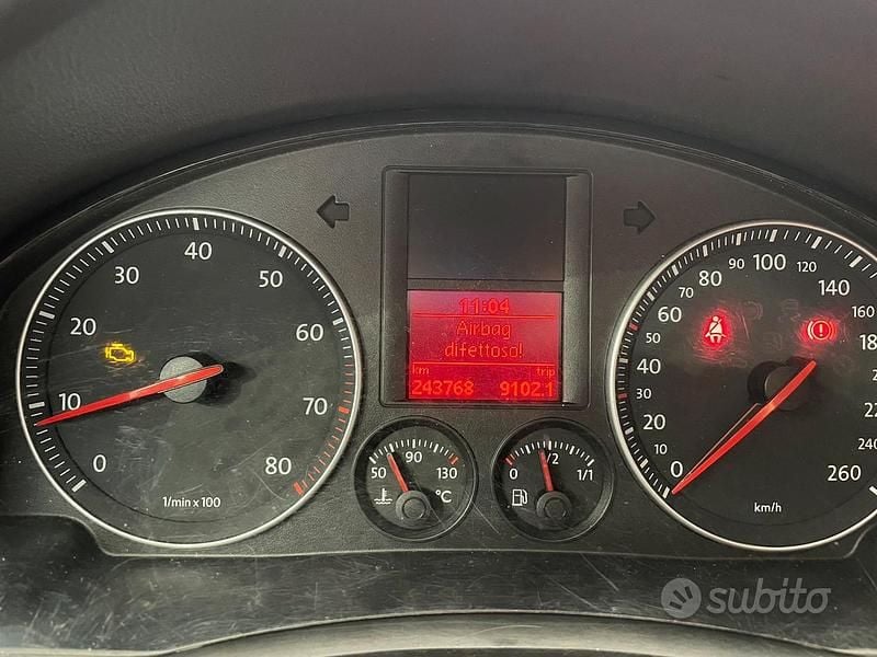 Usata VW Golf Plus Cross 2006 Nero Monovolume