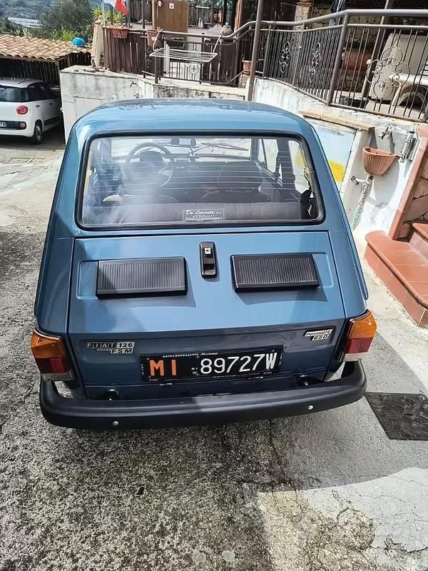 Usata Fiat 126 24 CV (17 kW) 1984 Blu Utilitaria