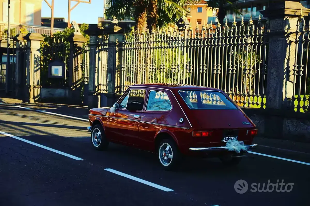 Usata Fiat 127 1970 Rosso Berlina