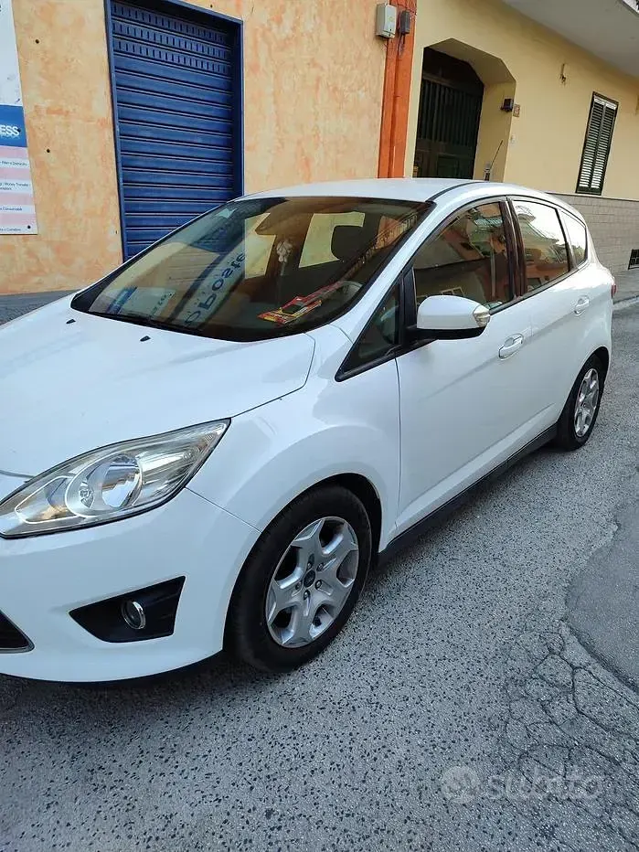 Usata Ford C-MAX 95 CV (69 kW) 2014 Bianco Monovolume