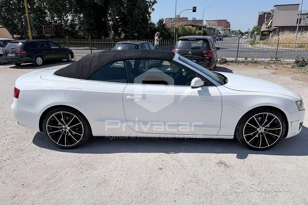 Usata Audi A5 Cabriolet 170 CV (125 kW) 2010 Bianco Cabrio