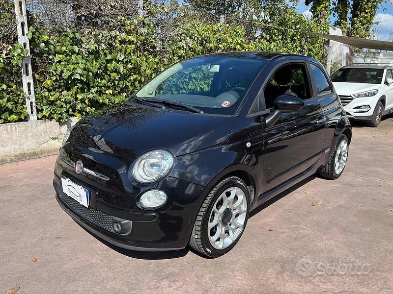 Usata Fiat 500 Sport 85 CV (62 kW) 2011 Nero Utilitaria