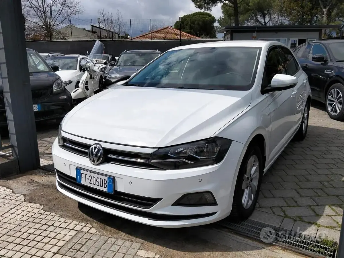 Usata VW Polo Highline 95 CV (69 kW) 2018 Bianco Utilitaria