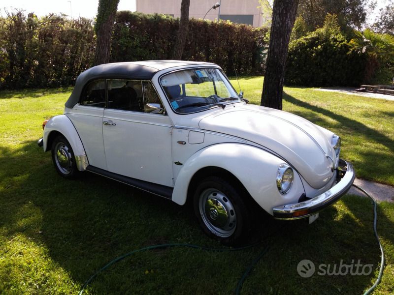 Usata VW Beetle Cabriolet 34 CV (25 kW) 1980 Bianco Cabrio