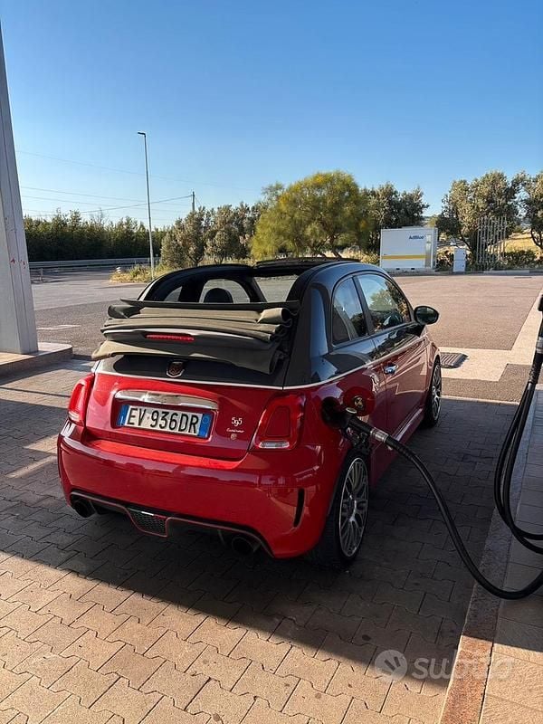 Usata Abarth 595 160 CV (117 kW) 2014 Rosso Cabrio