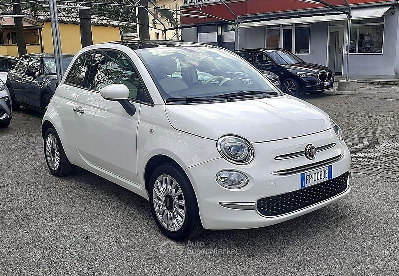 Usata Fiat 500 Lounge 69 CV (50 kW) 2018 Bianco Utilitaria