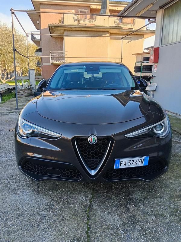Usata Alfa Romeo Stelvio Business 160 CV (117 kW) 2019 Marrone SUV