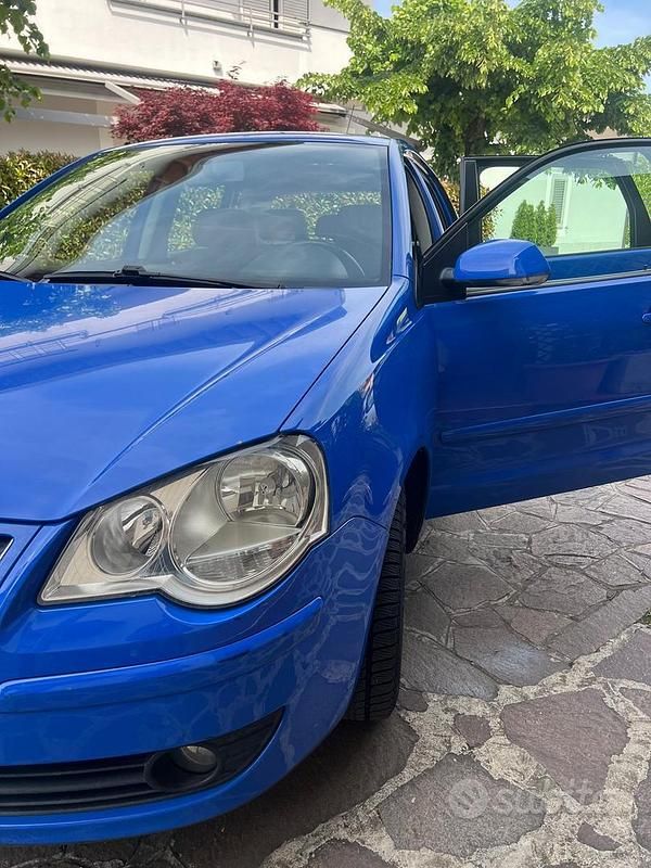 Usata VW Polo 80 CV (58 kW) 2008 Blu Utilitaria