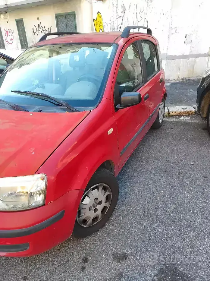 Usata Fiat Panda 54 CV (39 kW) 2003 Rosso Utilitaria