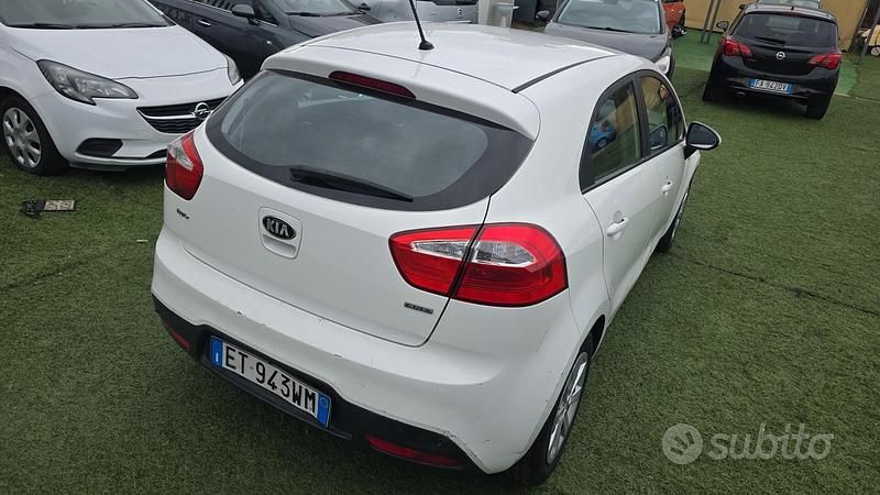 Usata Kia Rio Active 75 CV (55 kW) 2015 Bianco Berlina