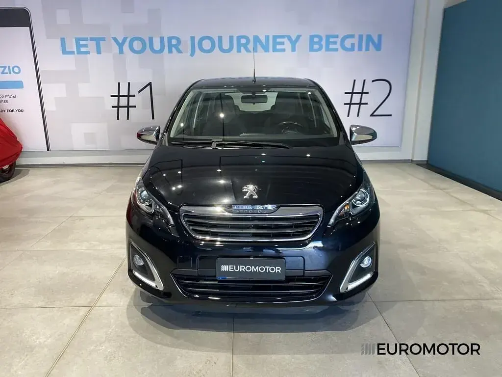 Usata Peugeot 108 Allure 72 CV (52 kW) 2021 Nero Berlina