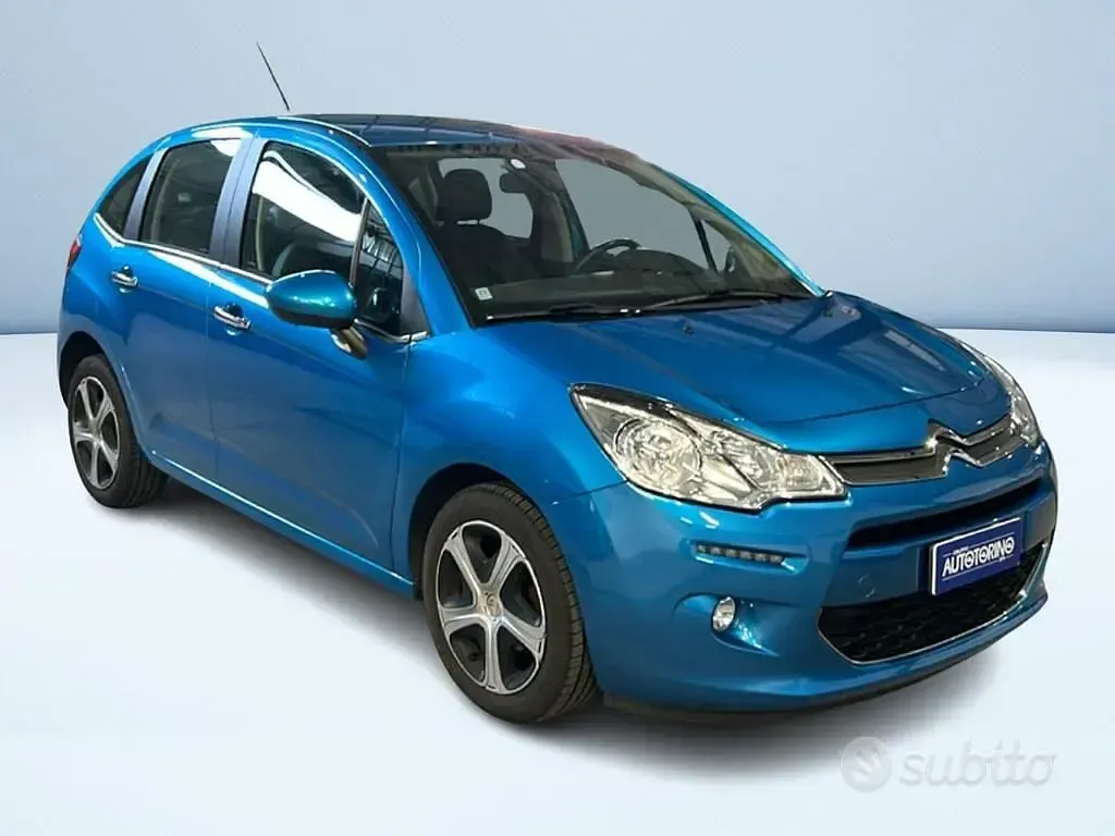 Usata Citroën C3 PureTech 82 CV (60 kW) 2016 Azzurro metallizzato Berlina