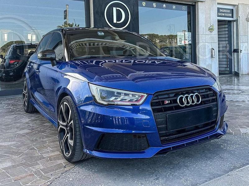 Blu/azzurro Usata 2016 Audi S1 Sportback Ambiente Due volumi | 21.990 € (Molto cara) - Immagine 1/4
