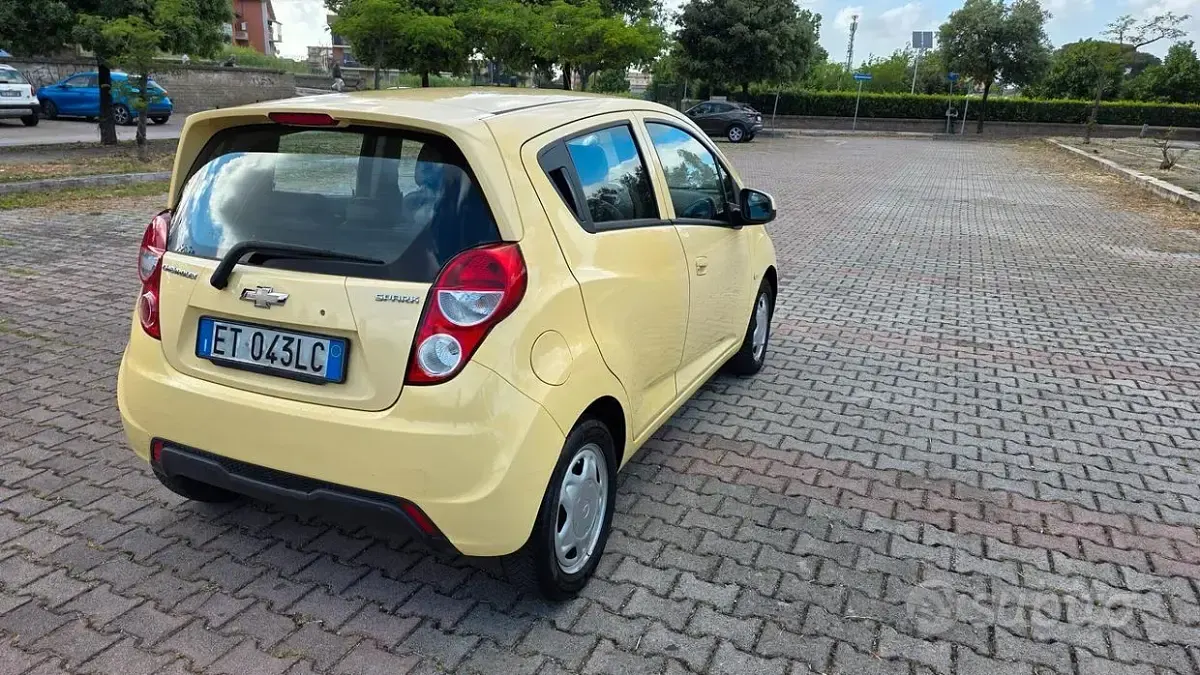 Usata Chevrolet Spark LT 65 CV (47 kW) 2014 Giallo Utilitaria