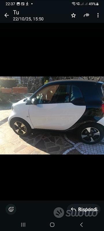 Usata Smart ForTwo Electric Drive 60 kW (82 CV) 2019 Bianco Coupé