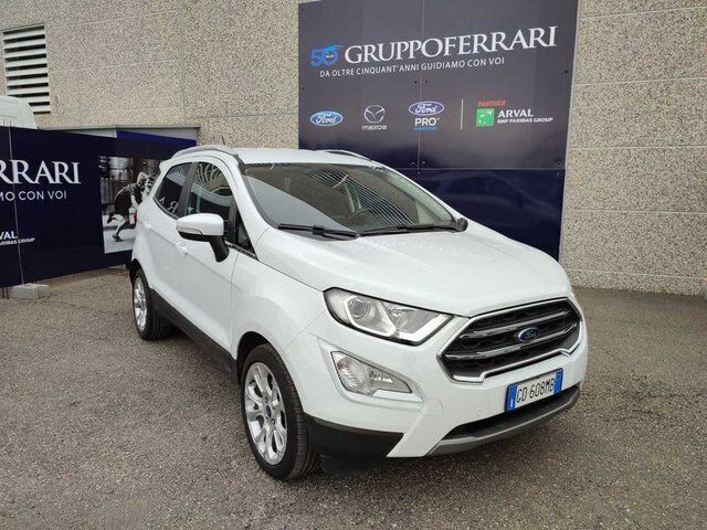 Bianco Usata 2020 Ford Ecosport Titanium SUV | 15.300 € (Cara) - Immagine 1/4