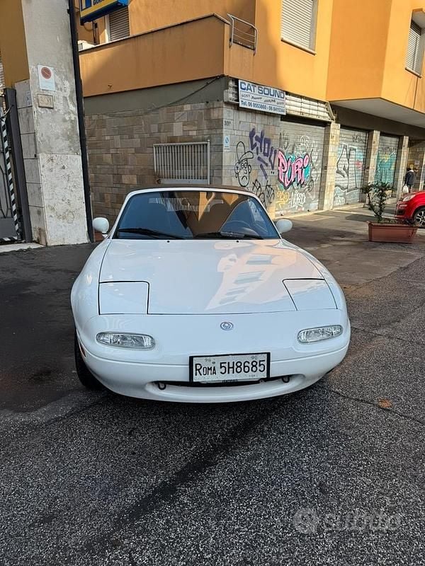 Usata Mazda MX5 116 CV (85 kW) 1993 Bianco Cabrio