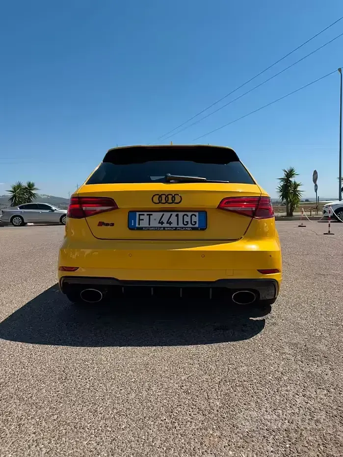 Usata Audi S3 310 CV (228 kW) 2018 Giallo Berlina