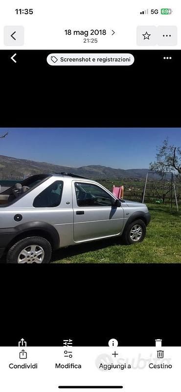 Usata Land Rover Freelander 2002 Grigio SUV