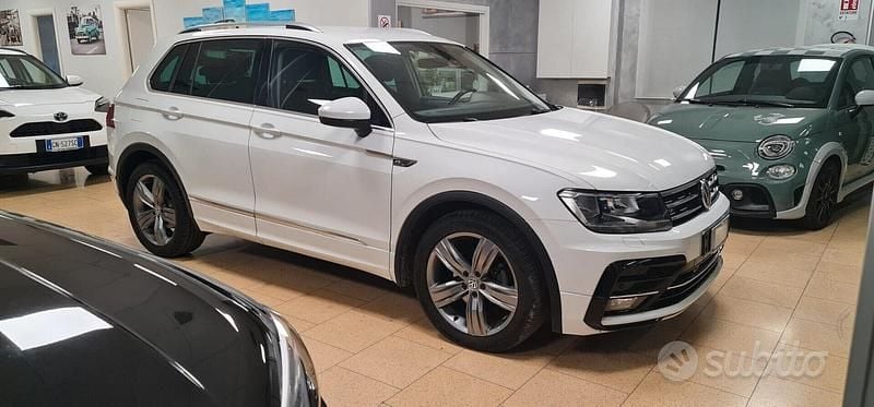Usata VW Tiguan R-line BlueMotion 2017 Bianco SUV