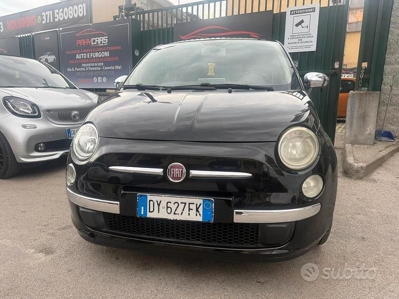 Usata Fiat 500 Pop 75 CV (55 kW) 2009 Nero Cabrio