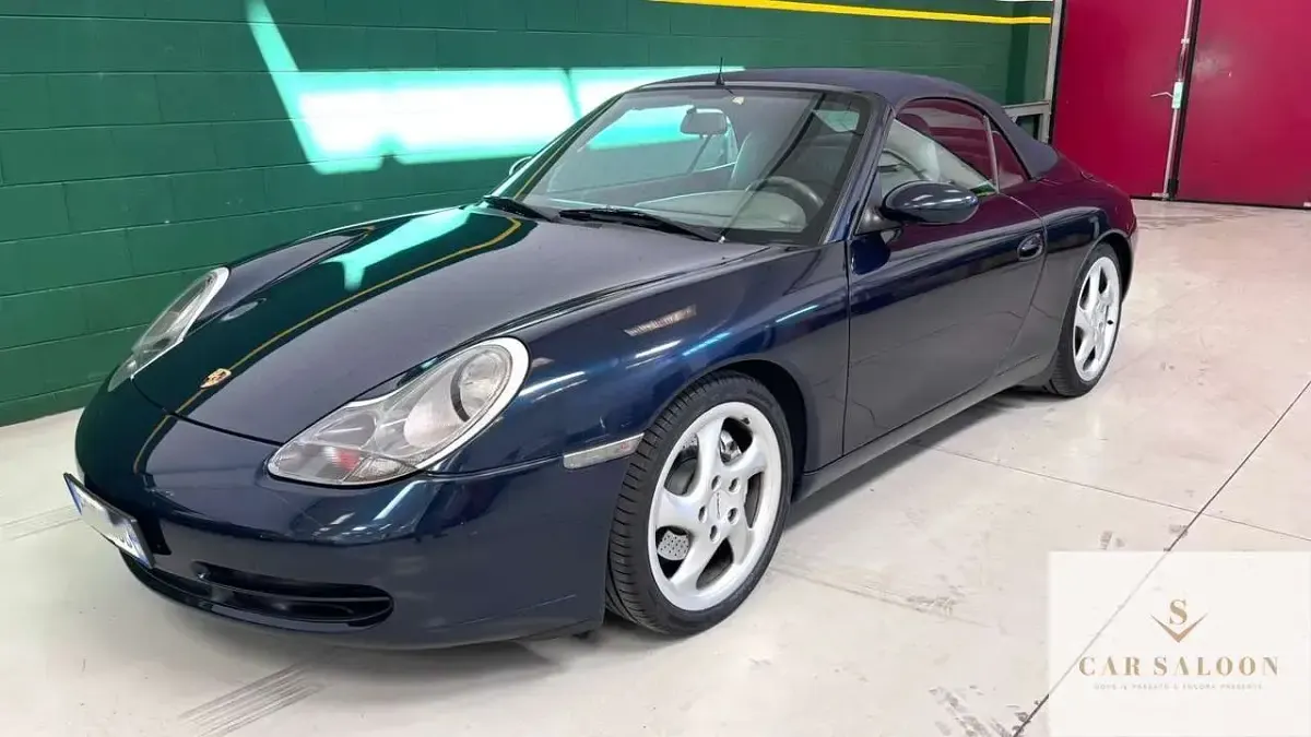 Usata Porsche 911 Carrera Cabriolet 300 CV (220 kW) 1999 Blu/azzurro Cabrio