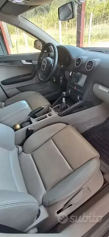 Usata Audi A3 140 CV (102 kW) 2005 Grigio Utilitaria