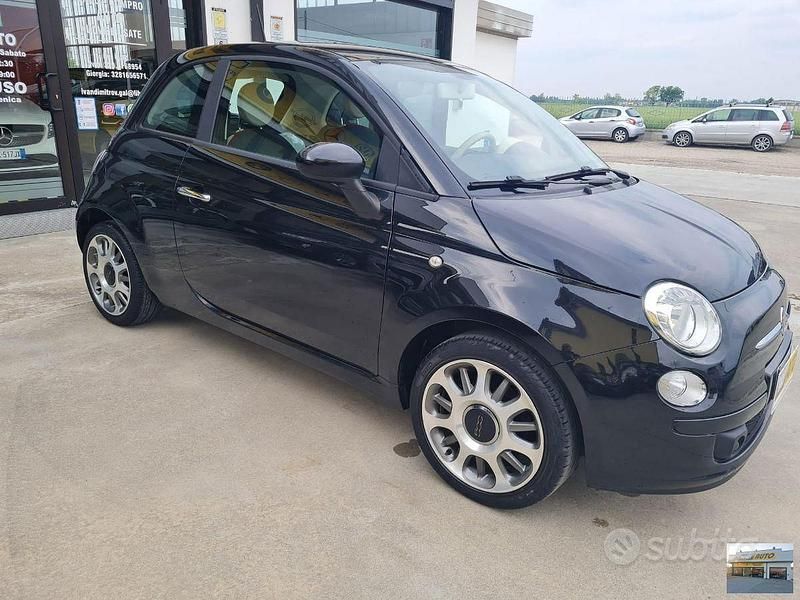 Usata Fiat 500 Lounge 69 CV (50 kW) 2015 Nero Berlina
