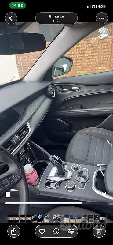 Usata Alfa Romeo Stelvio 190 CV (139 kW) 2020 Nero SUV