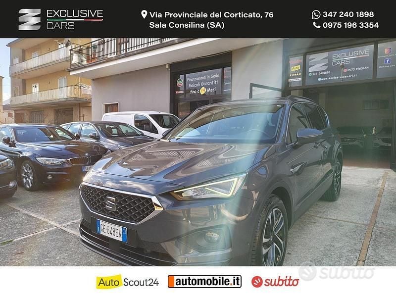 Usata Seat Tarraco Style 150 CV (110 kW) 2021 Blu SUV