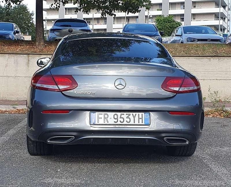 Usata Mercedes C220 Premium 170 CV (125 kW) 2018 Grigio Coupé