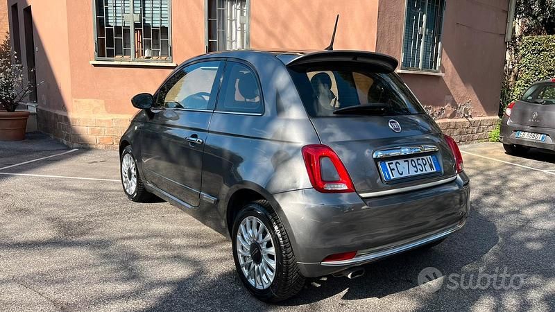 Usata Fiat 500 Lounge 69 CV (50 kW) 2016 Grigio Utilitaria