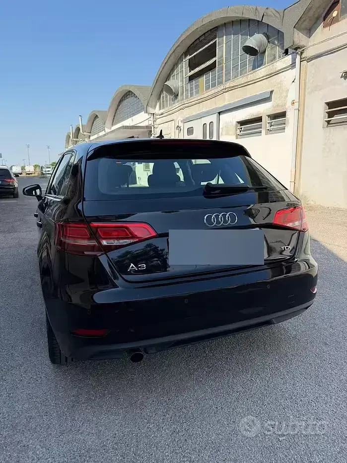 Usata Audi A3 116 CV (85 kW) 2018 Nero Berlina