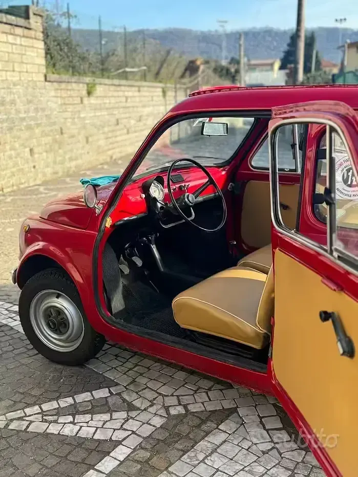 Usata Fiat 500 1970 Rosso Utilitaria