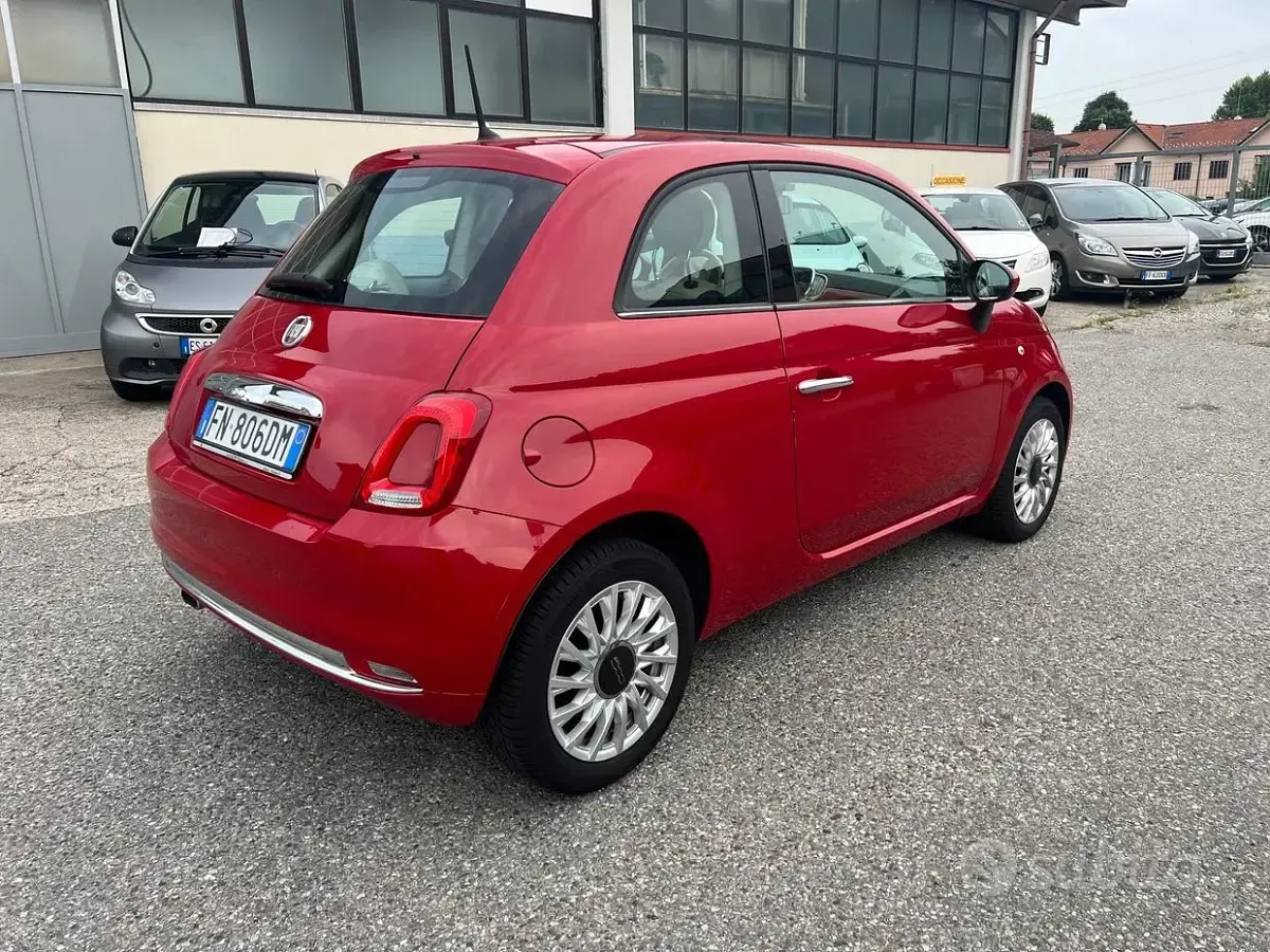 Usata Fiat 500 Lounge 69 CV (50 kW) 2017 Rosso Berlina