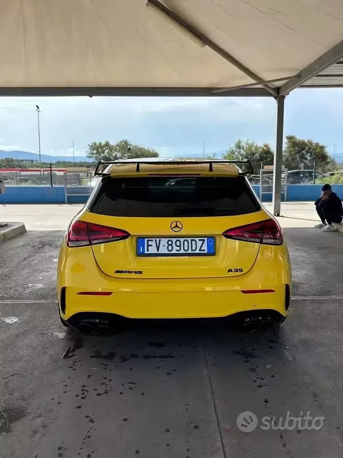 Usata Mercedes A35 AMG AMG 306 CV (225 kW) 2019 Giallo Berlina
