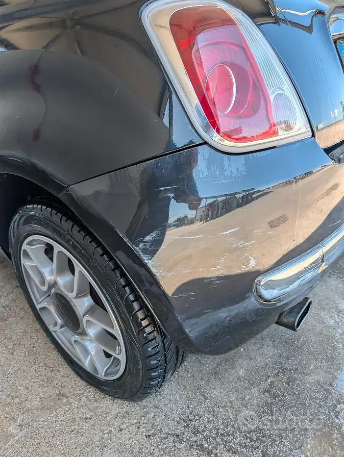 Begagnad Fiat 500 Pop 75 HK (55 kW) 2010 Svart Sedan