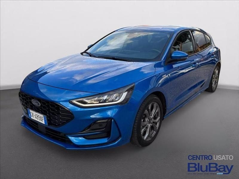 Blu Usata 2023 Ford Focus ST-Line Berlina | 19.300 € (Buon prezzo) - Immagine 1/4